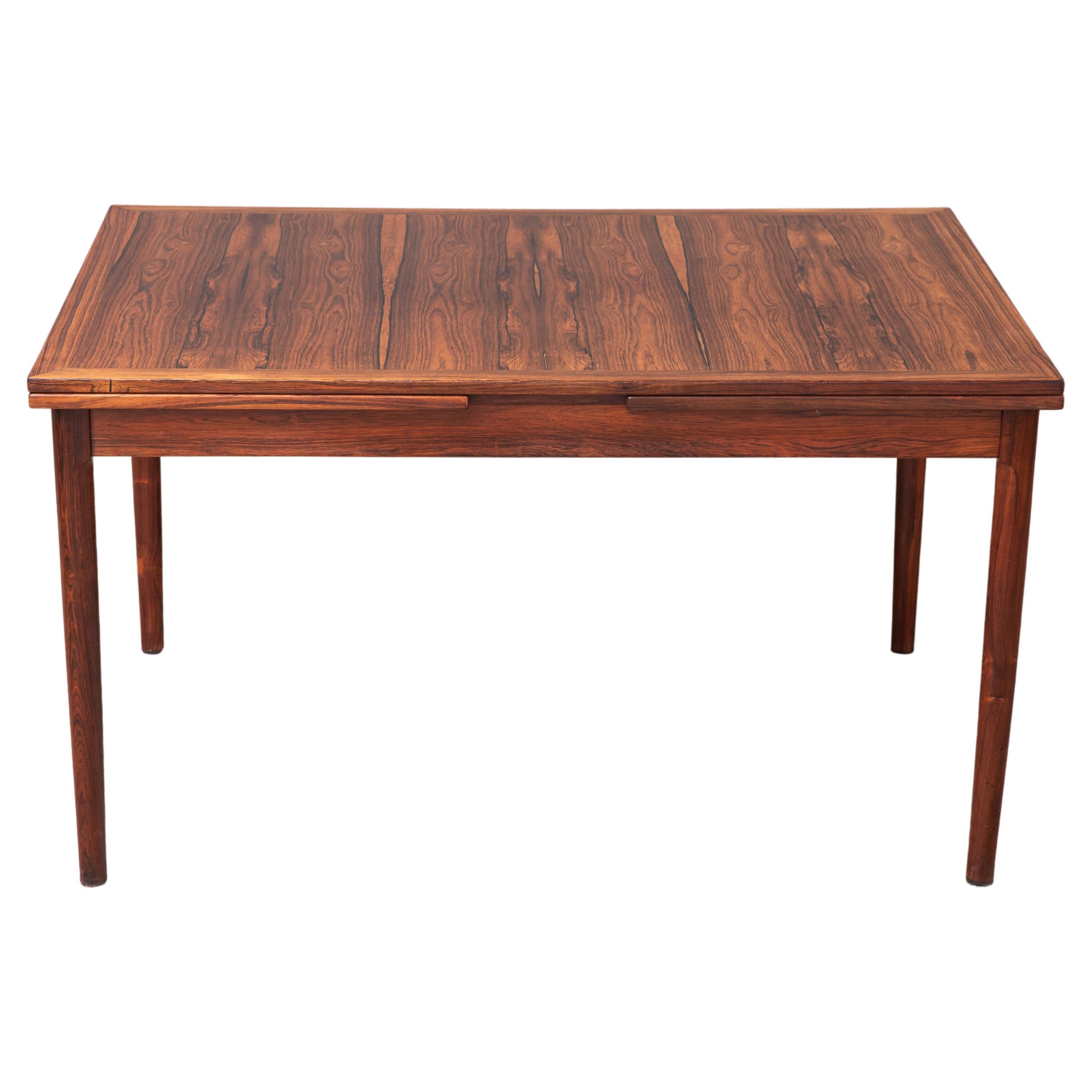 Danish Midcentury Danish Rosewood Dining Table with Extensions, 1960s
