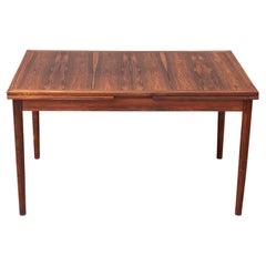Danish Midcentury Danish Rosewood Dining Table with Extensions, 1960s