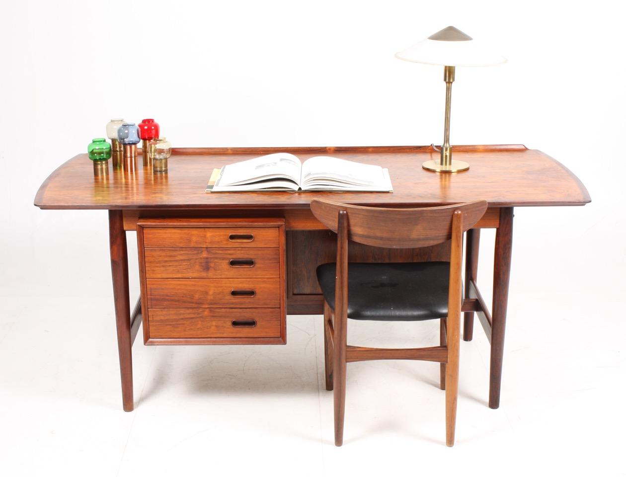 Danish Midcentury Desk in Rosewood by Arne Vodder, 1960s 2