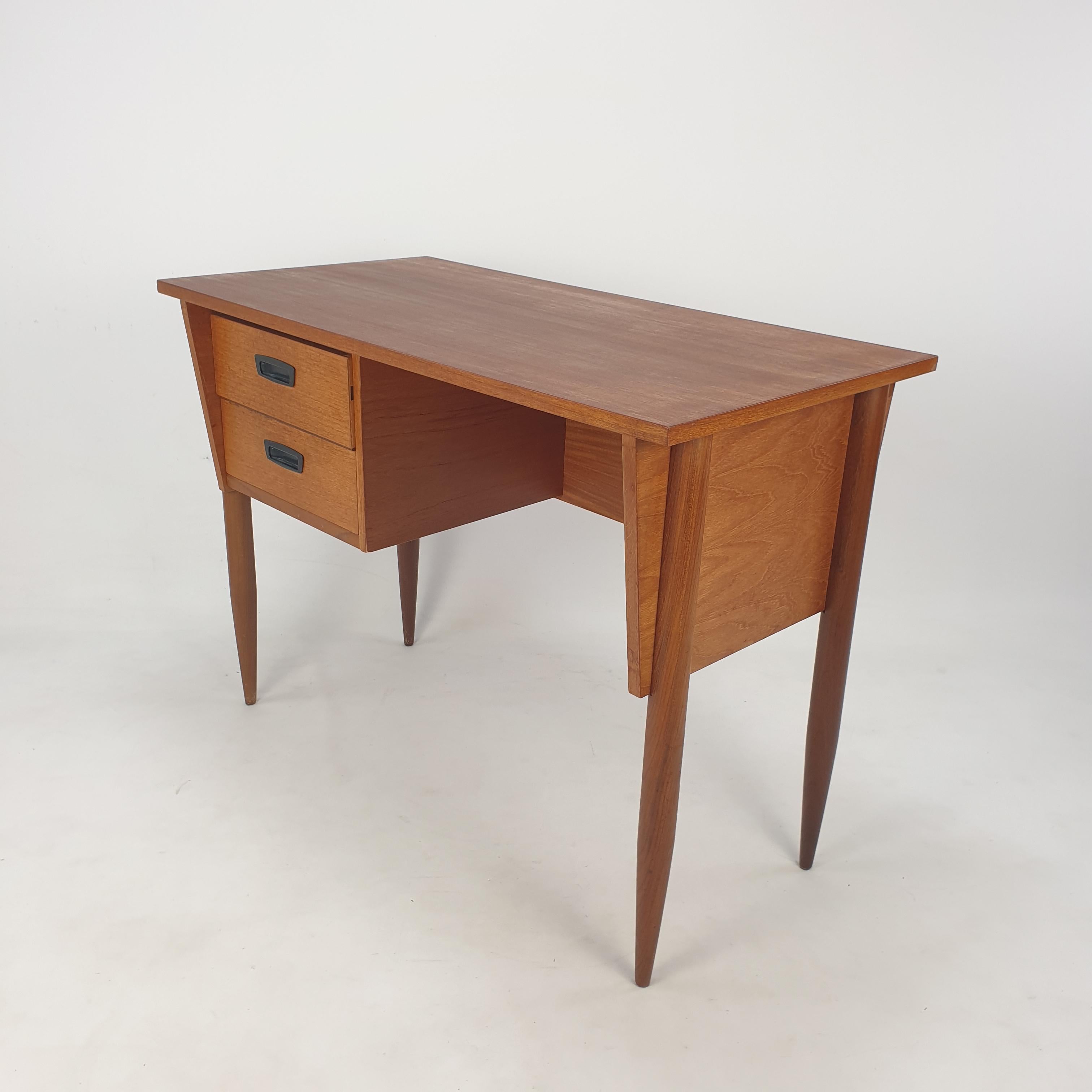 Mid Century Danish Desk in Teak, 1960s 3