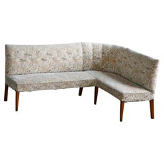 Danish Midcentury Dining Banquette Corner Bench ca. 1950