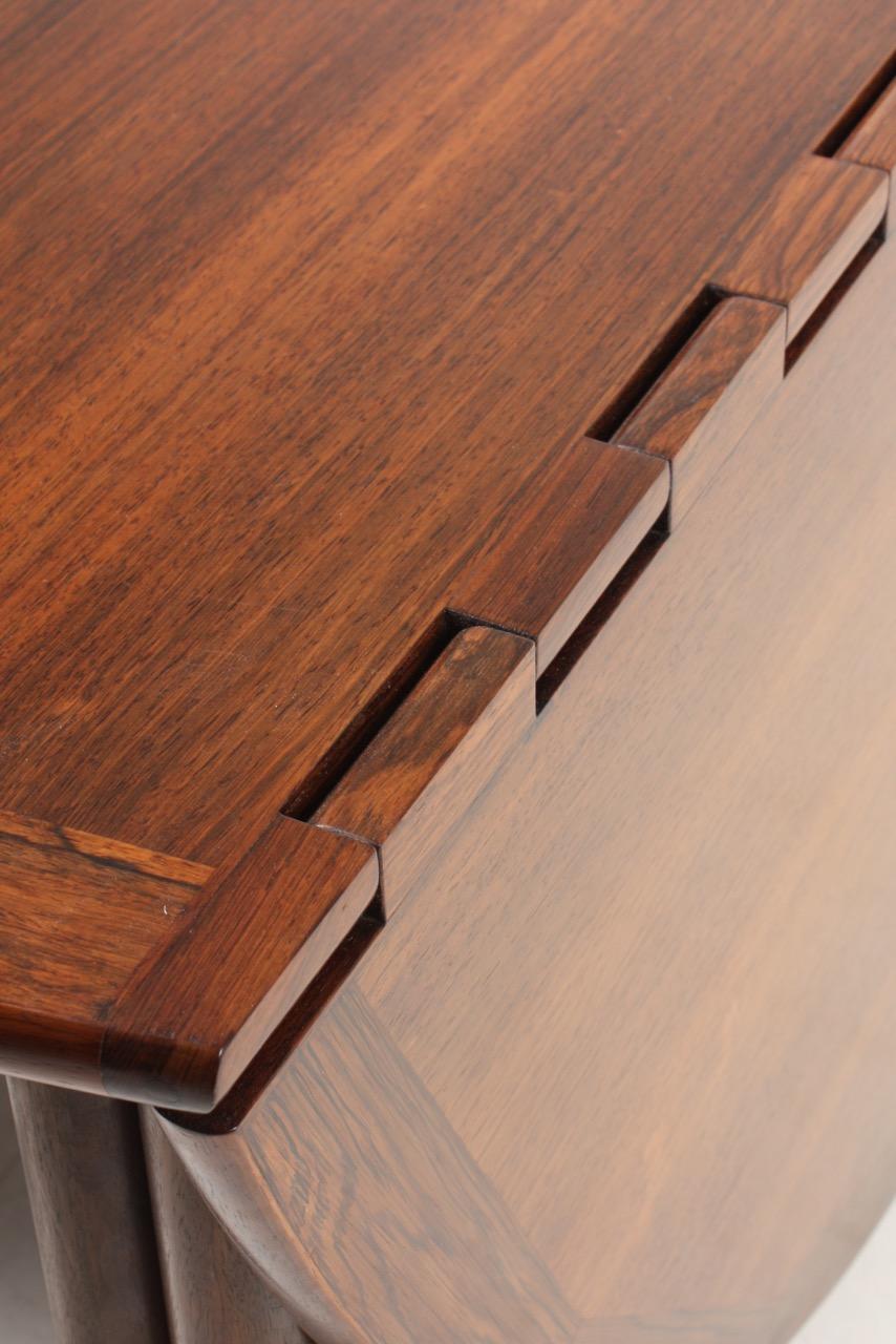 Danish Midcentury Dining Table in Rosewood by Kurt Østervig, 1960s 2