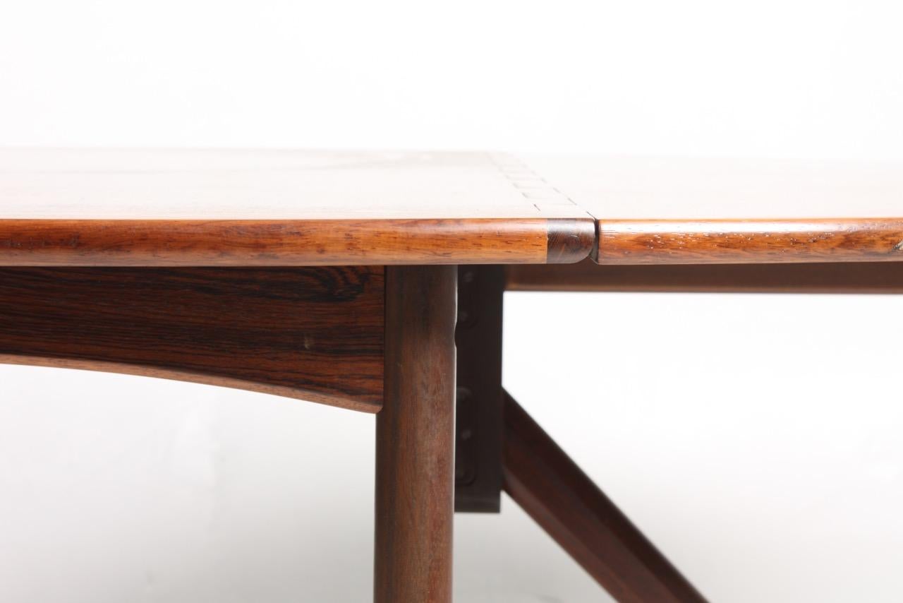 Danish Midcentury Dining Table in Rosewood by Kurt Østervig, 1960s 4