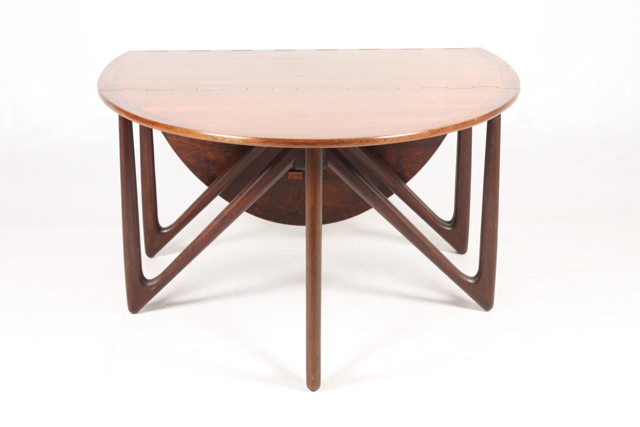 rosewood danish dining table