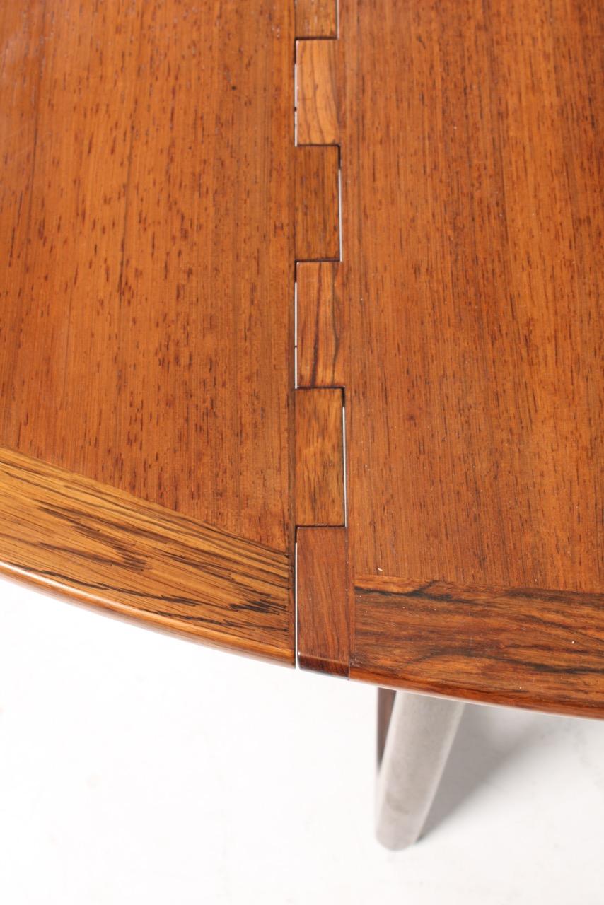 Scandinavian Modern Danish Midcentury Dining Table in Rosewood by Kurt Østervig, 1960s