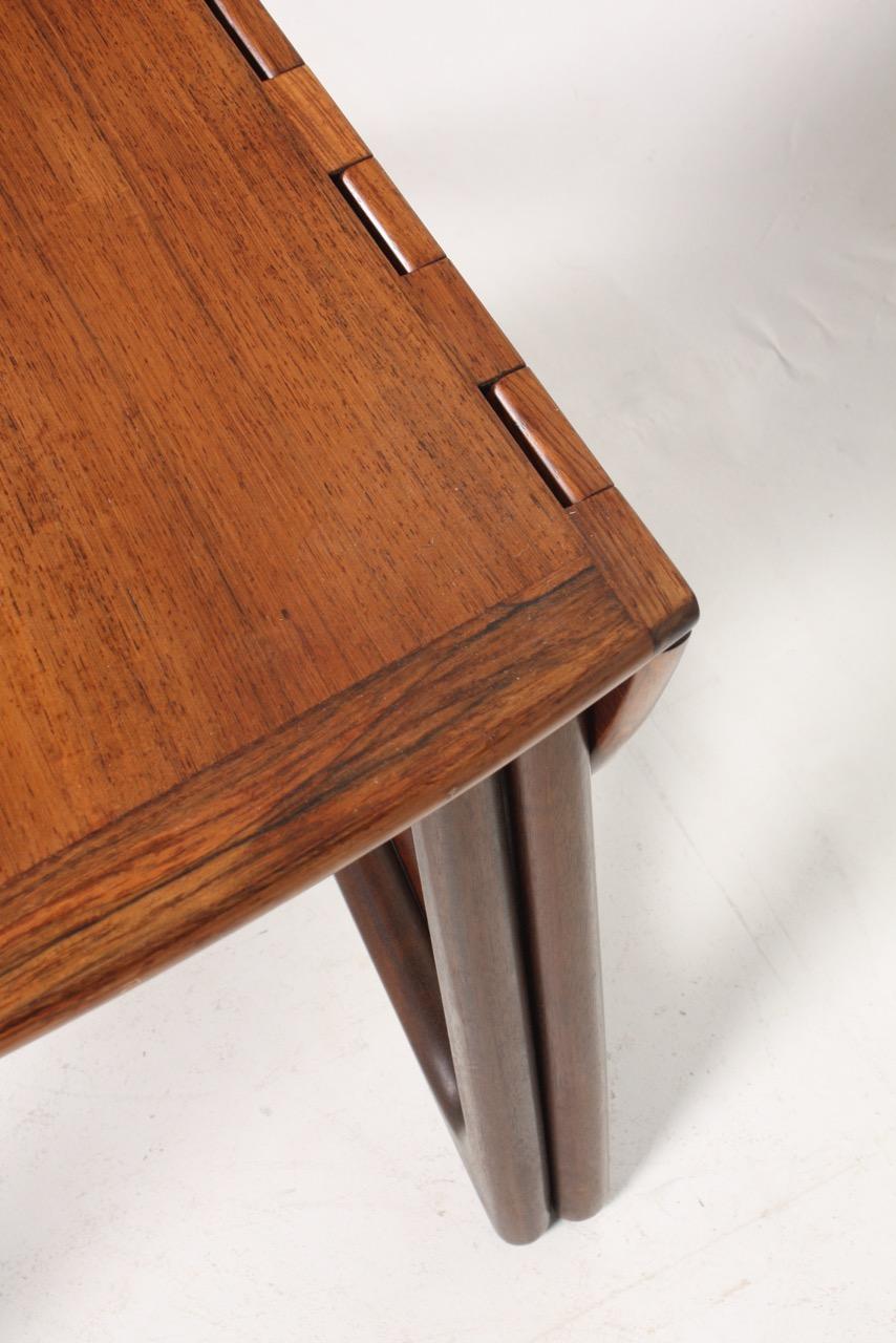 Danish Midcentury Dining Table in Rosewood by Kurt Østervig, 1960s In Good Condition In Lejre, DK