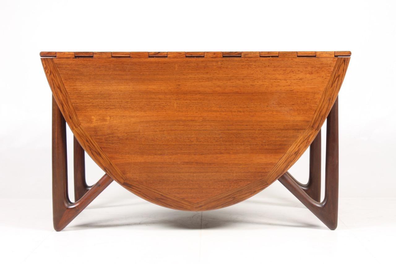 Mid-20th Century Danish Midcentury Dining Table in Rosewood by Kurt Østervig, 1960s