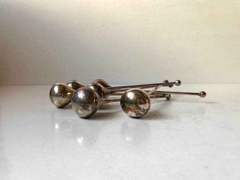 Danish Midcentury Drink Coolers, Stirrers from ABSA, 1950s, Set of 5 at ...