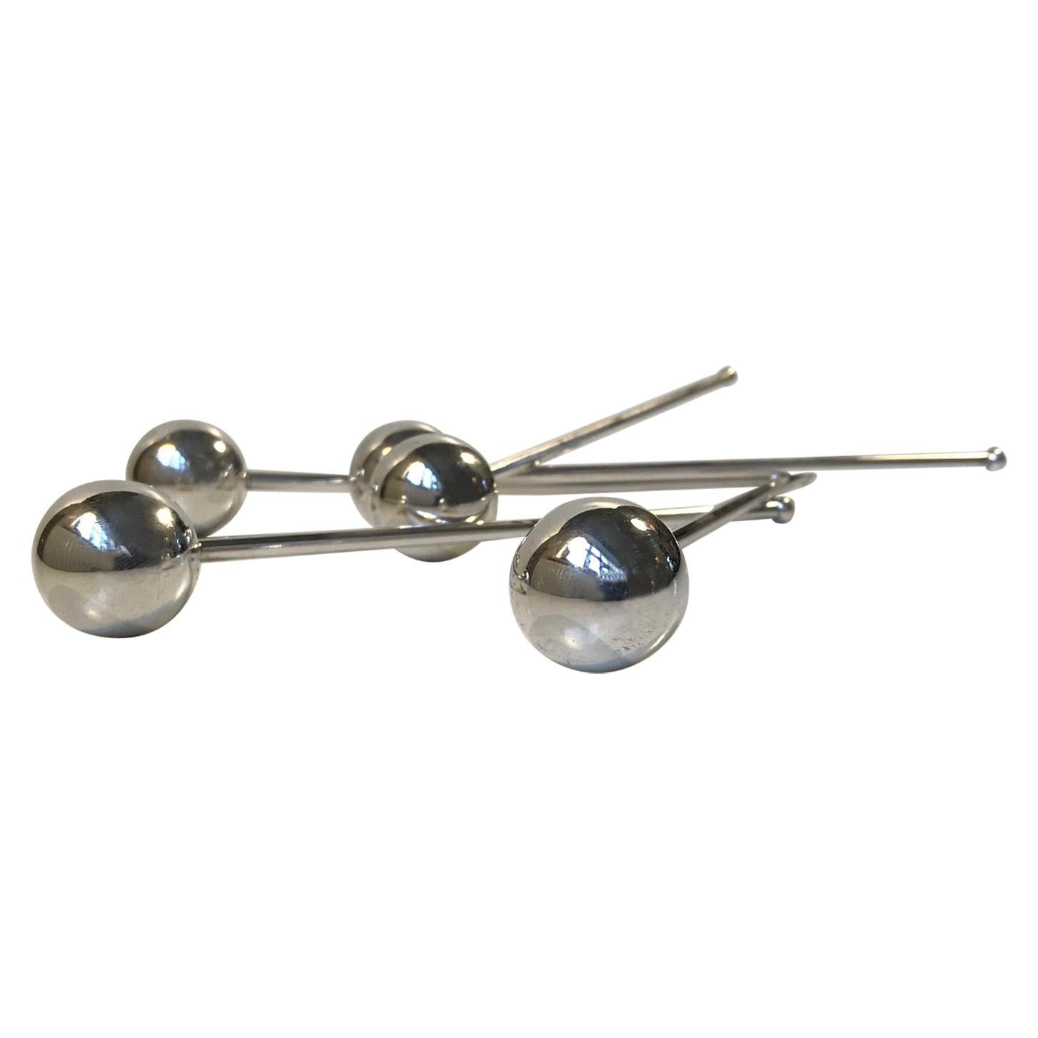Danish Midcentury Drink Coolers, Stirrers from ABSA, 1950s, Set of 5 ...