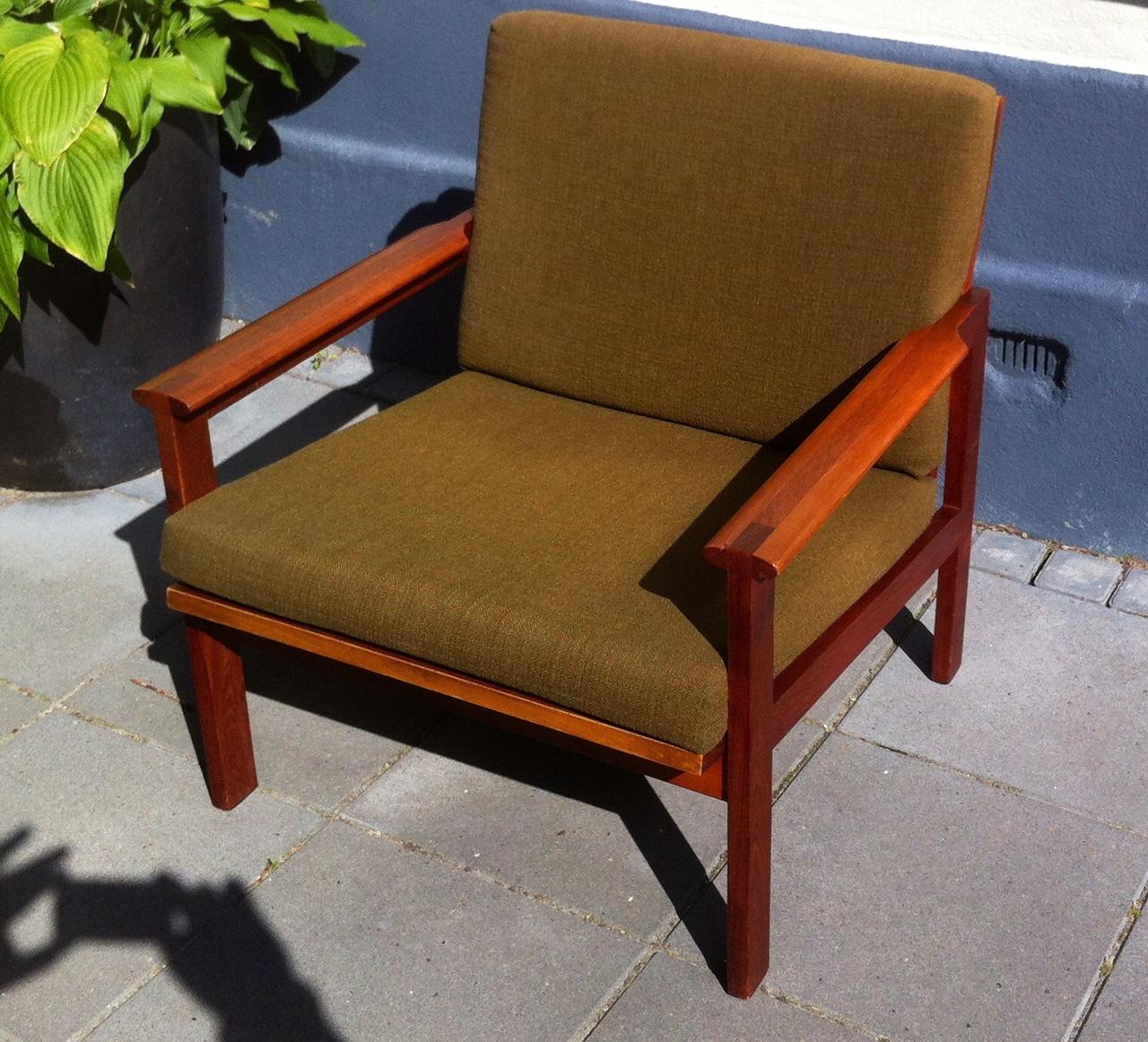 Mid-20th Century Danish Midcentury Easy Chair in Teak 'Capella' by Illum Wikkelso, 1960s