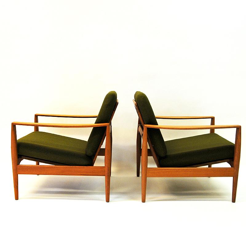 Scandinavian Modern Danish Midcentury Easy Chairs Èk` by Illum Wikkelsø for Niels Eilersen, 1960s