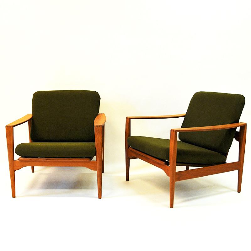 Danish Midcentury Easy Chairs Èk` by Illum Wikkelsø for Niels Eilersen, 1960s 1