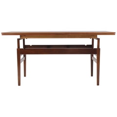 Danish Midcentury Elevator Teak Table