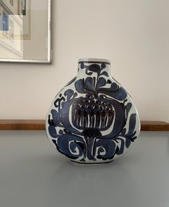 Danish Midcentury faience vase by Kari Christensen for Royal Copenhagen
