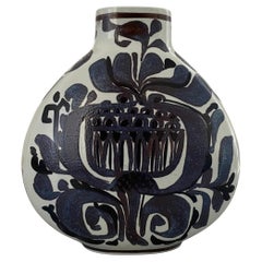 Danish Midcentury faience vase by Kari Christensen for Royal Copenhagen