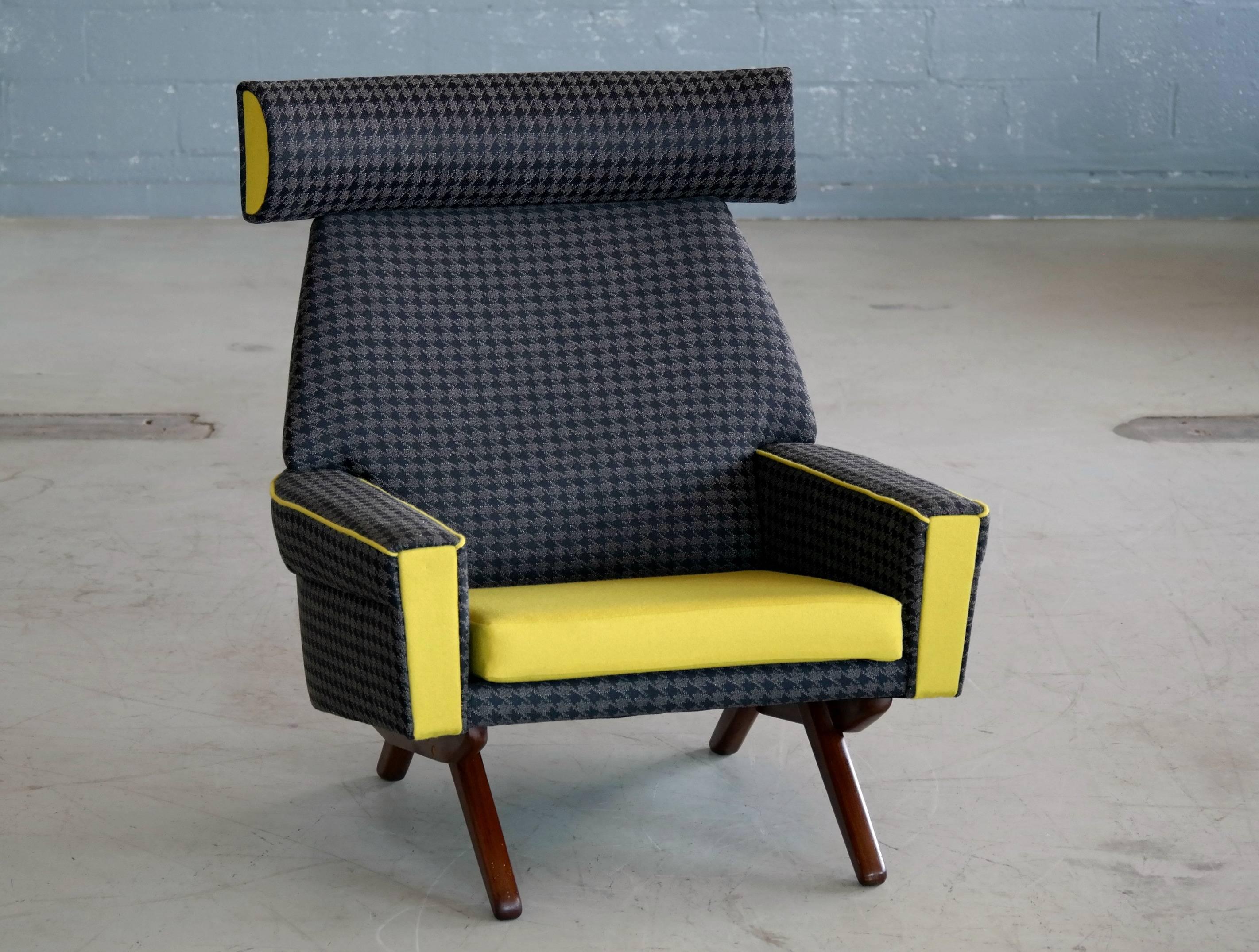 Mid-20th Century Danish Midcentury Chair by Leif Hansen for Kronen For Sale