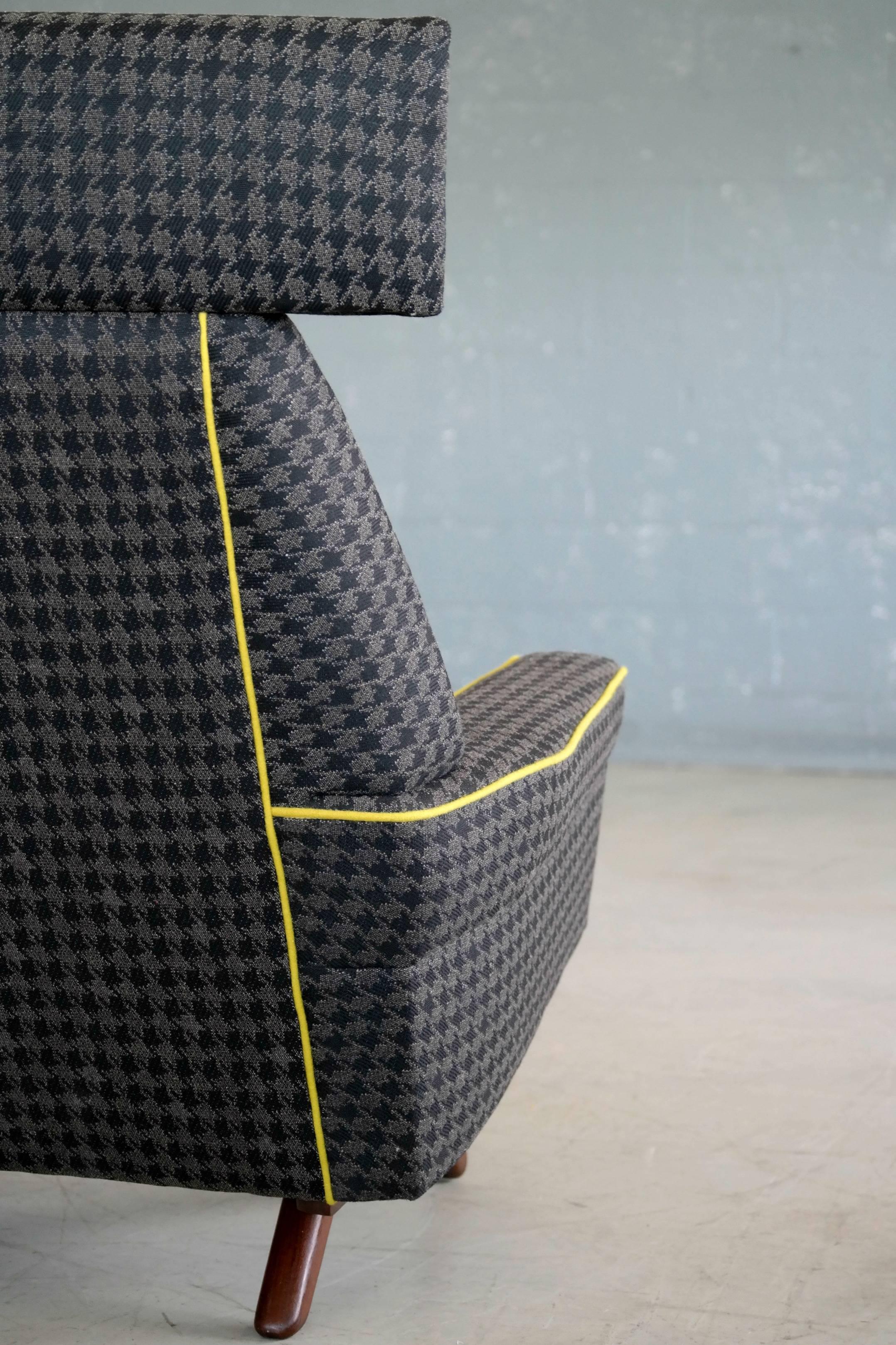 Silla danesa de mediados de siglo de Leif Hansen para Kronen Lana en venta