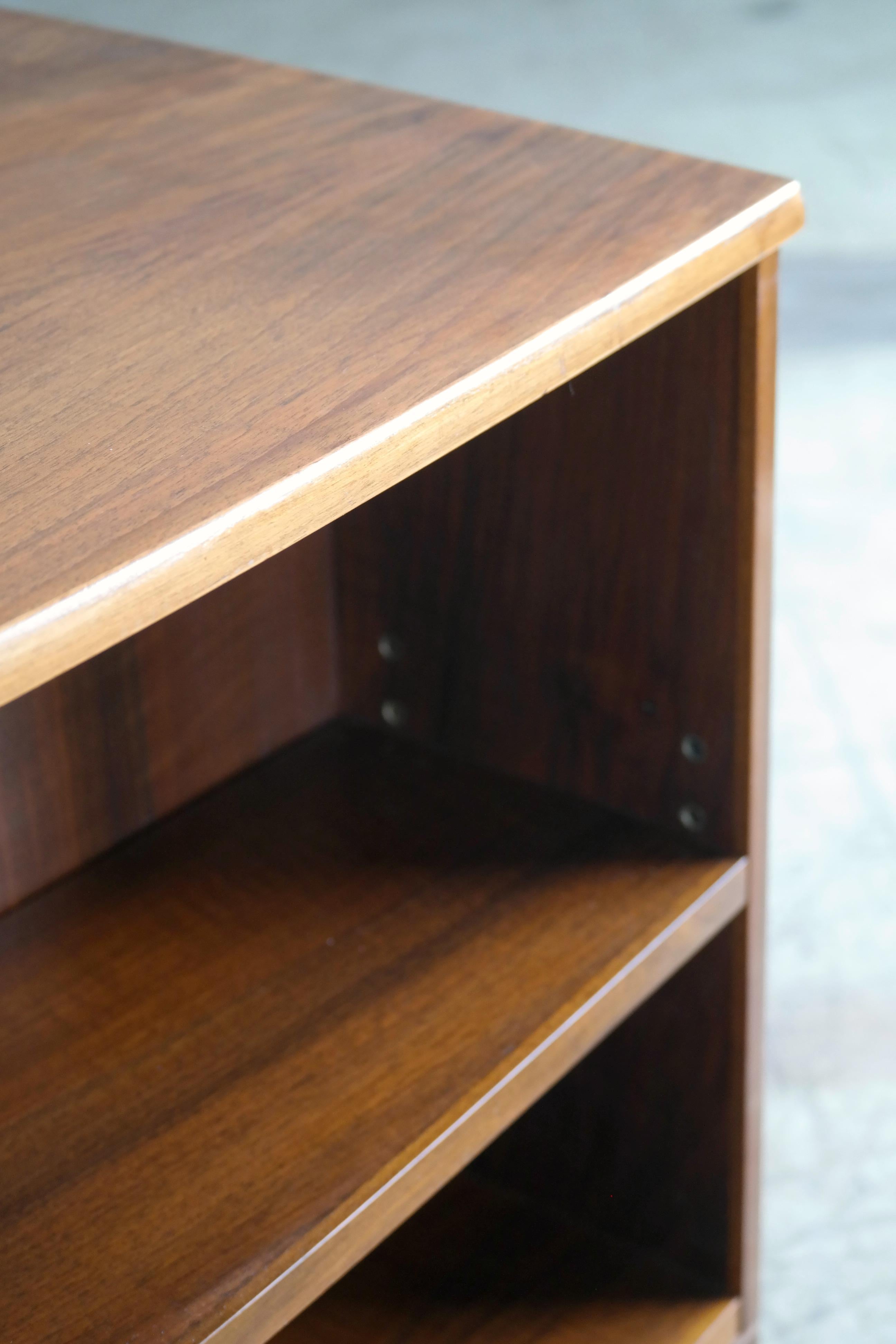 Danish Midcentury Kidney Shaped Kai Kristiansen Style Walnut Writing Desk 8