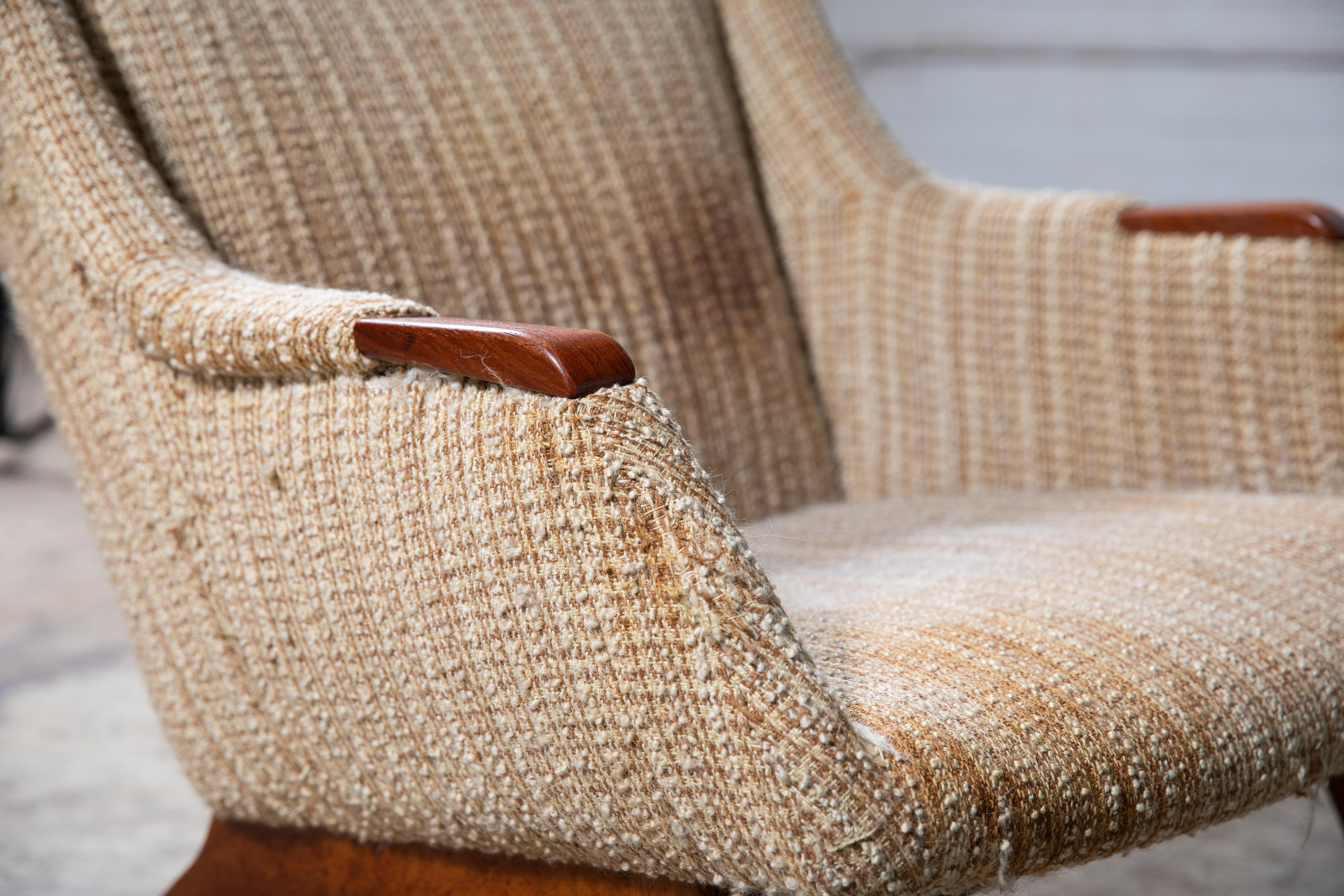 Mid-20th Century Danish Midcentury Kurt Olsen Style Easy Chair 1950's