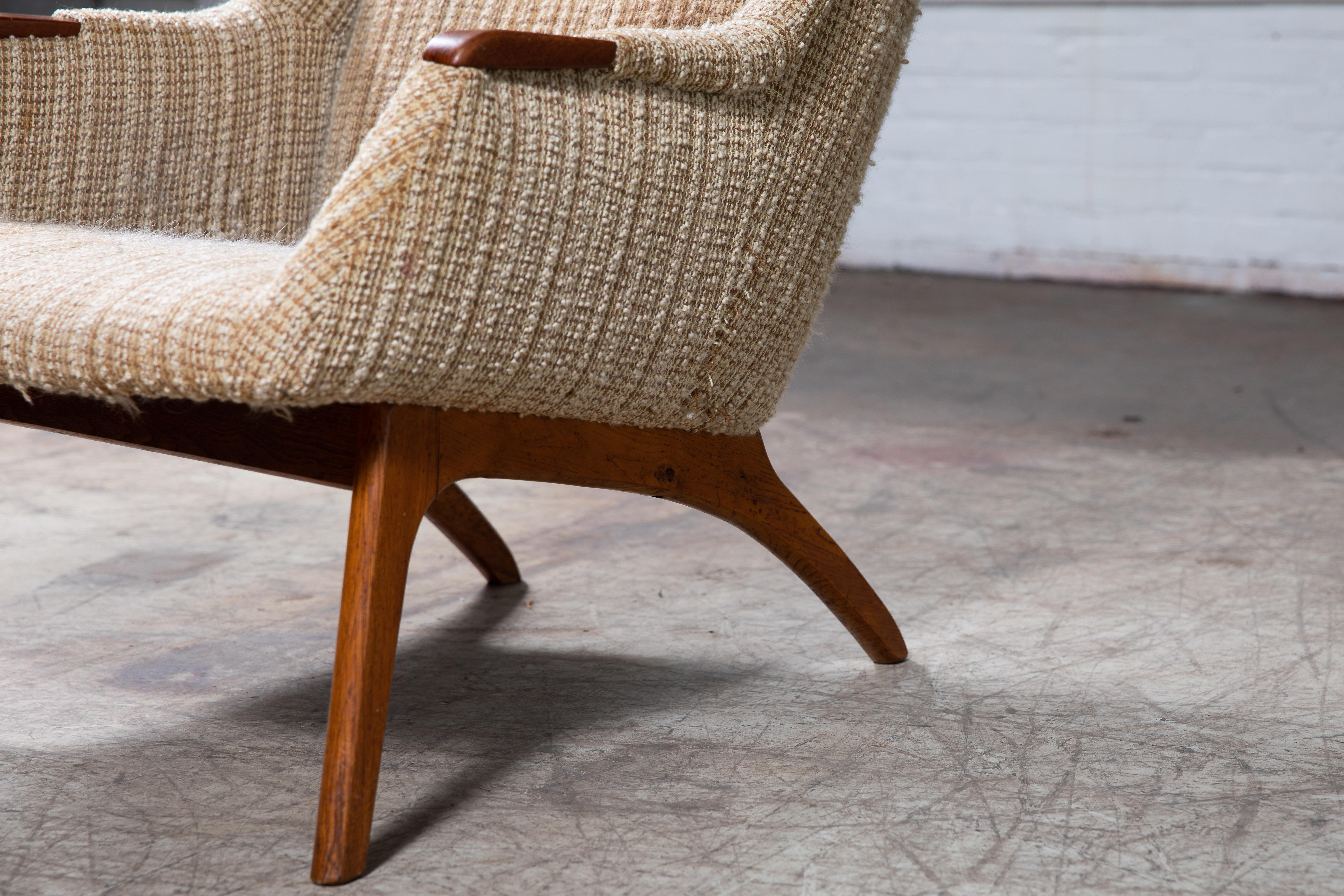 Danish Midcentury Kurt Olsen Style Easy Chair 1950's 2