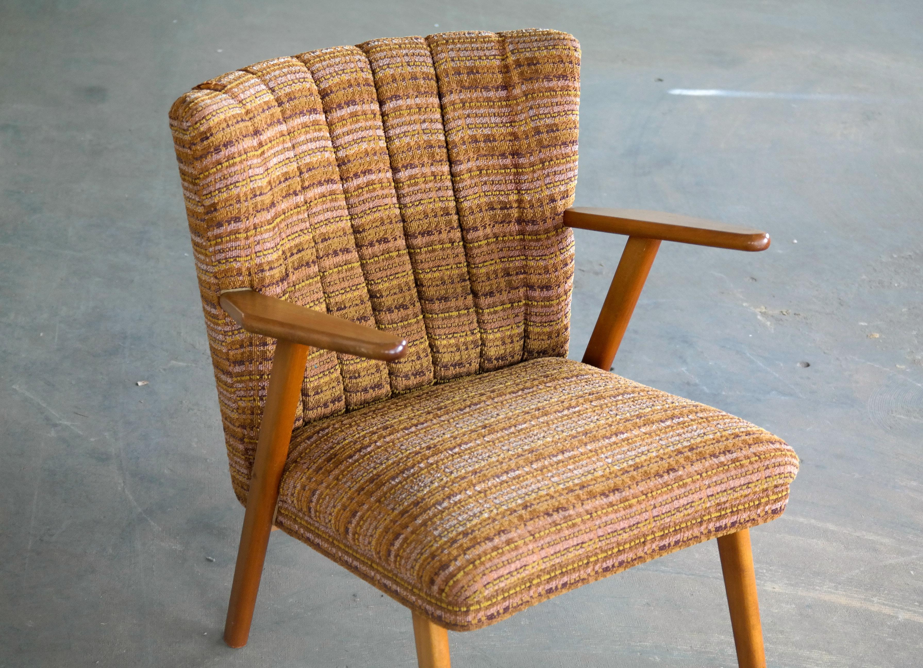 Mid-Century Modern Danish Midcentury Kurt Olsen Style Easy Chair