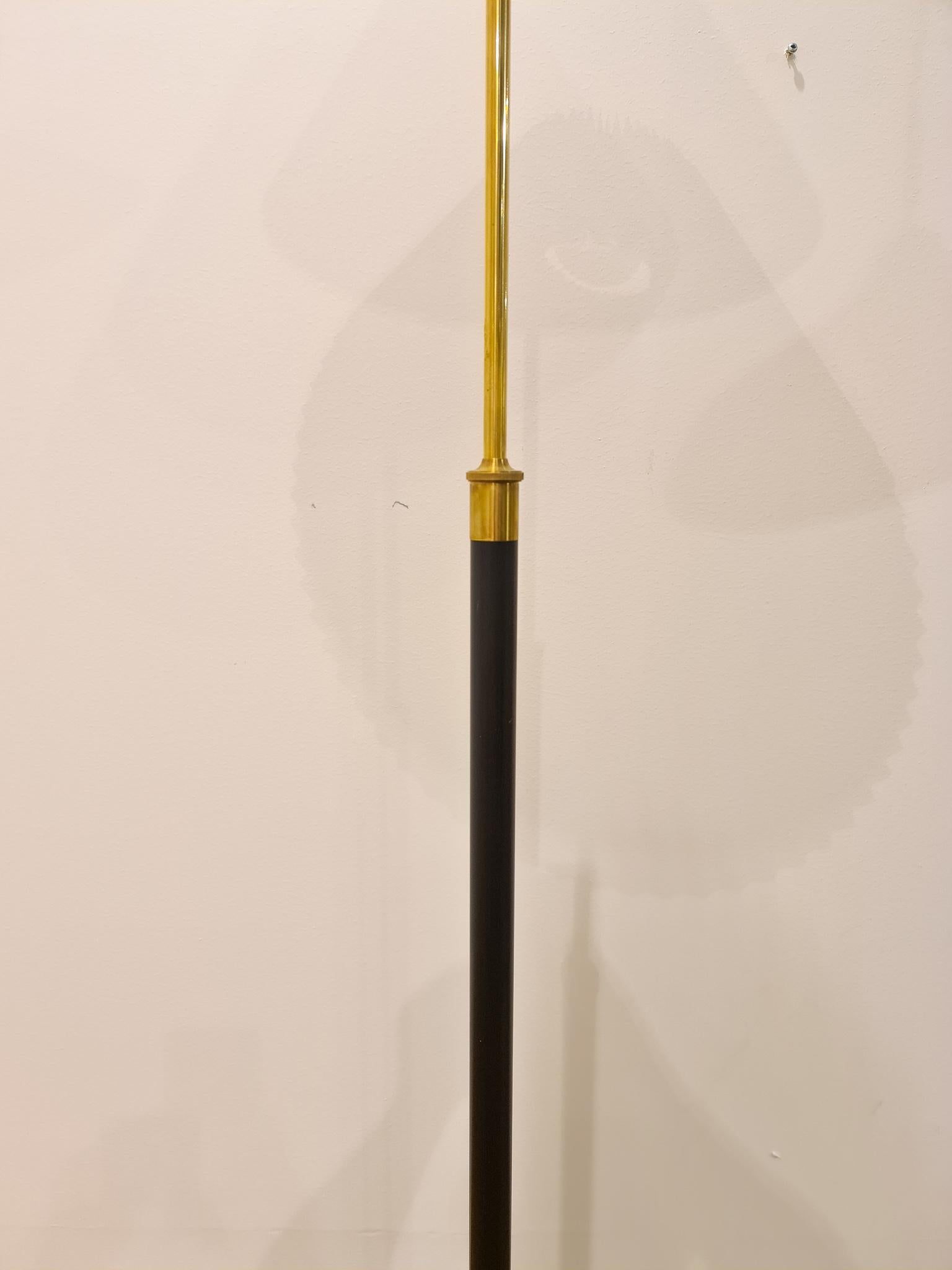 Danish Midcentury Le Klint Floor Lamp No 351 Designed by Aage Petersen, Denmark 2