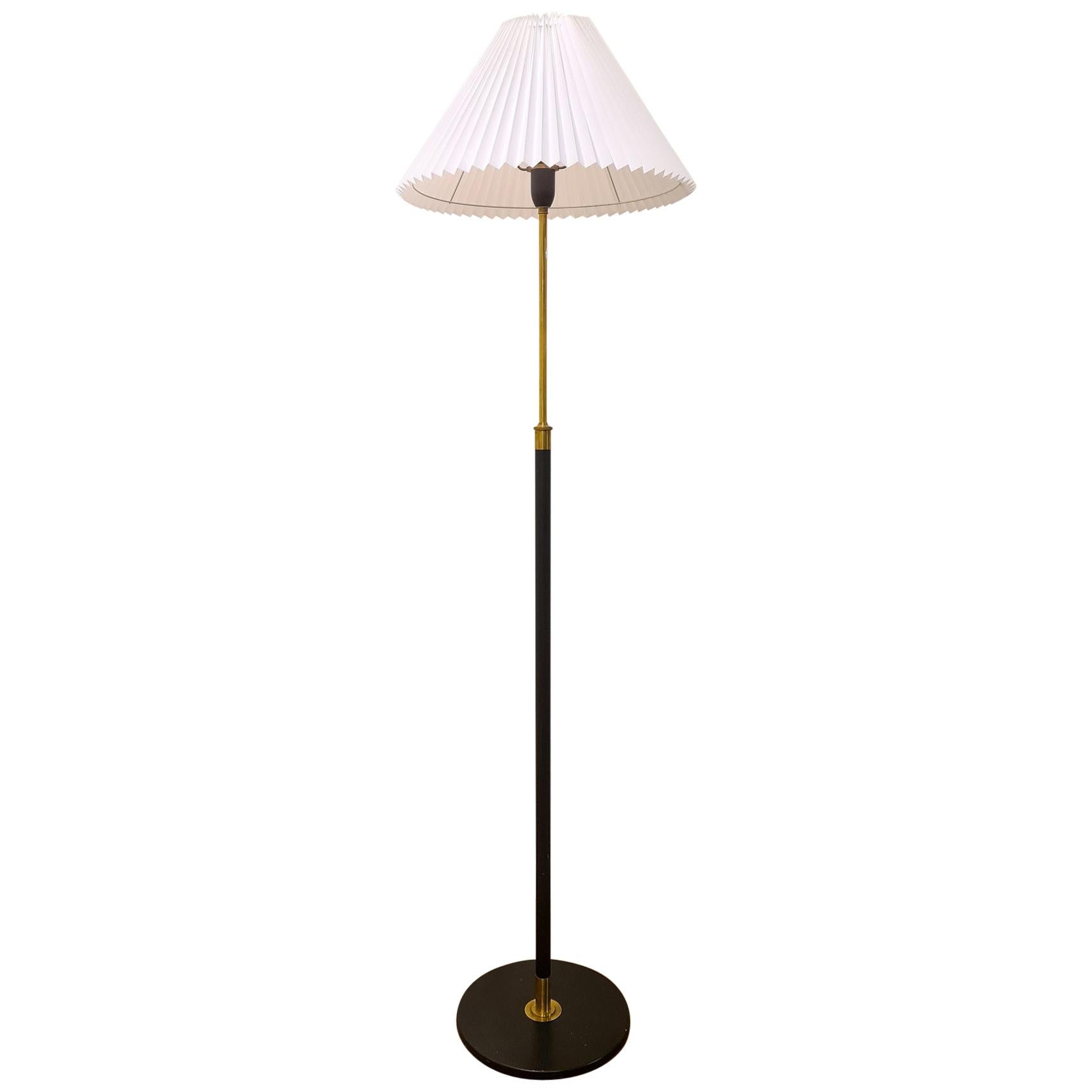 Danish Midcentury Le Klint Floor Lamp No 351 Designed by Aage Petersen, Denmark