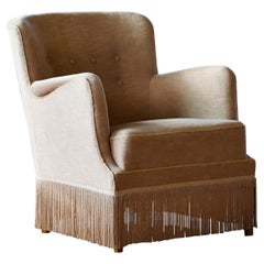 Danish Midcentury Low Back Lounge Chair by Peter Hvidt for Friz Hansen, 1950's