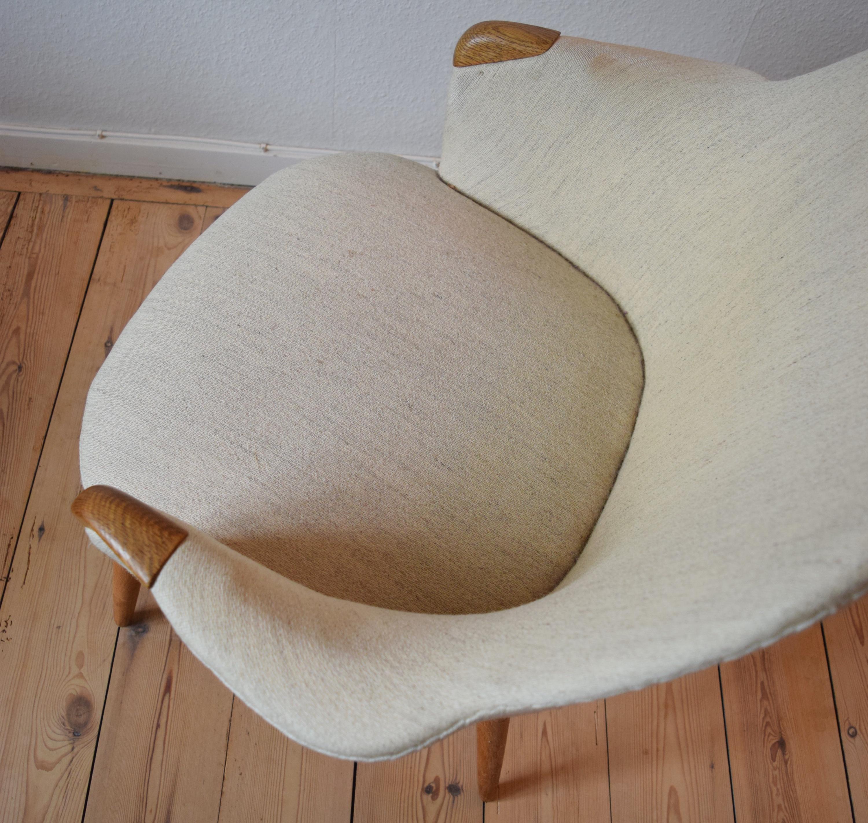 Danish Midcentury 'Mini Papa Bear' Lounge Chair, 1950s 3