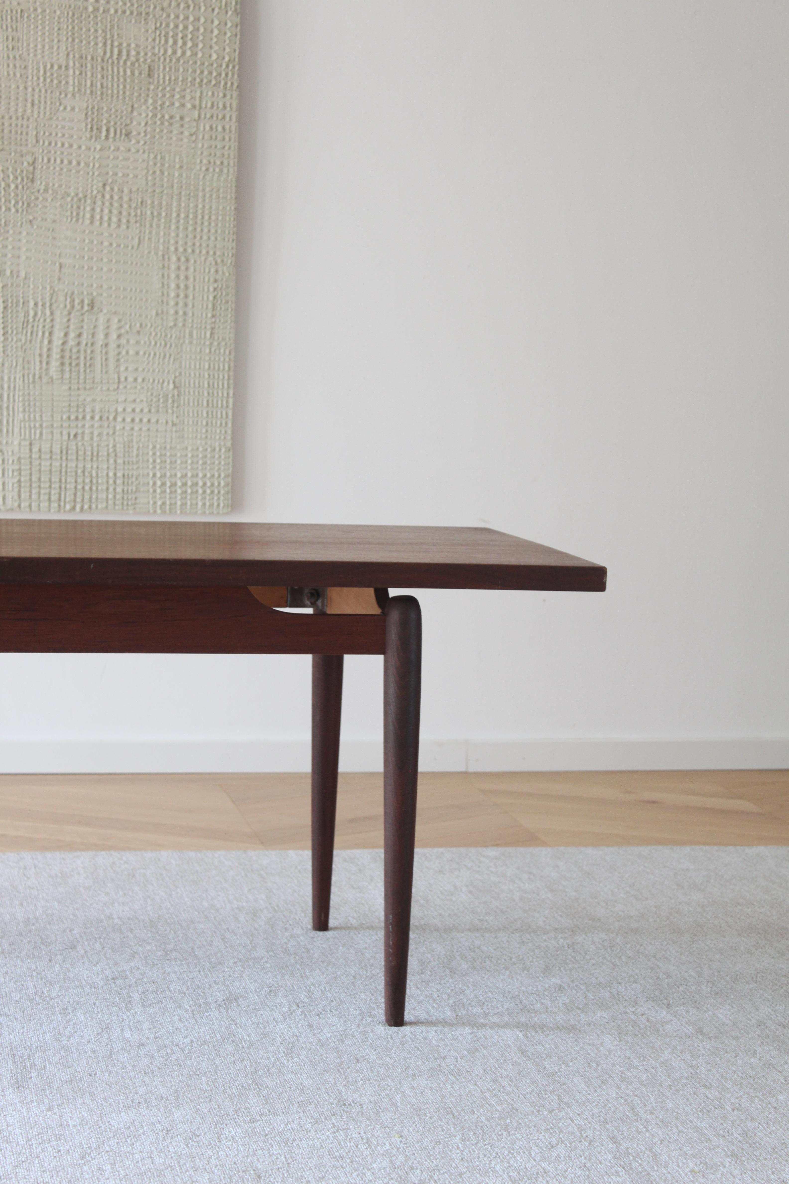Danish Midcentury Modern Floating Coffee Table For Sale 6