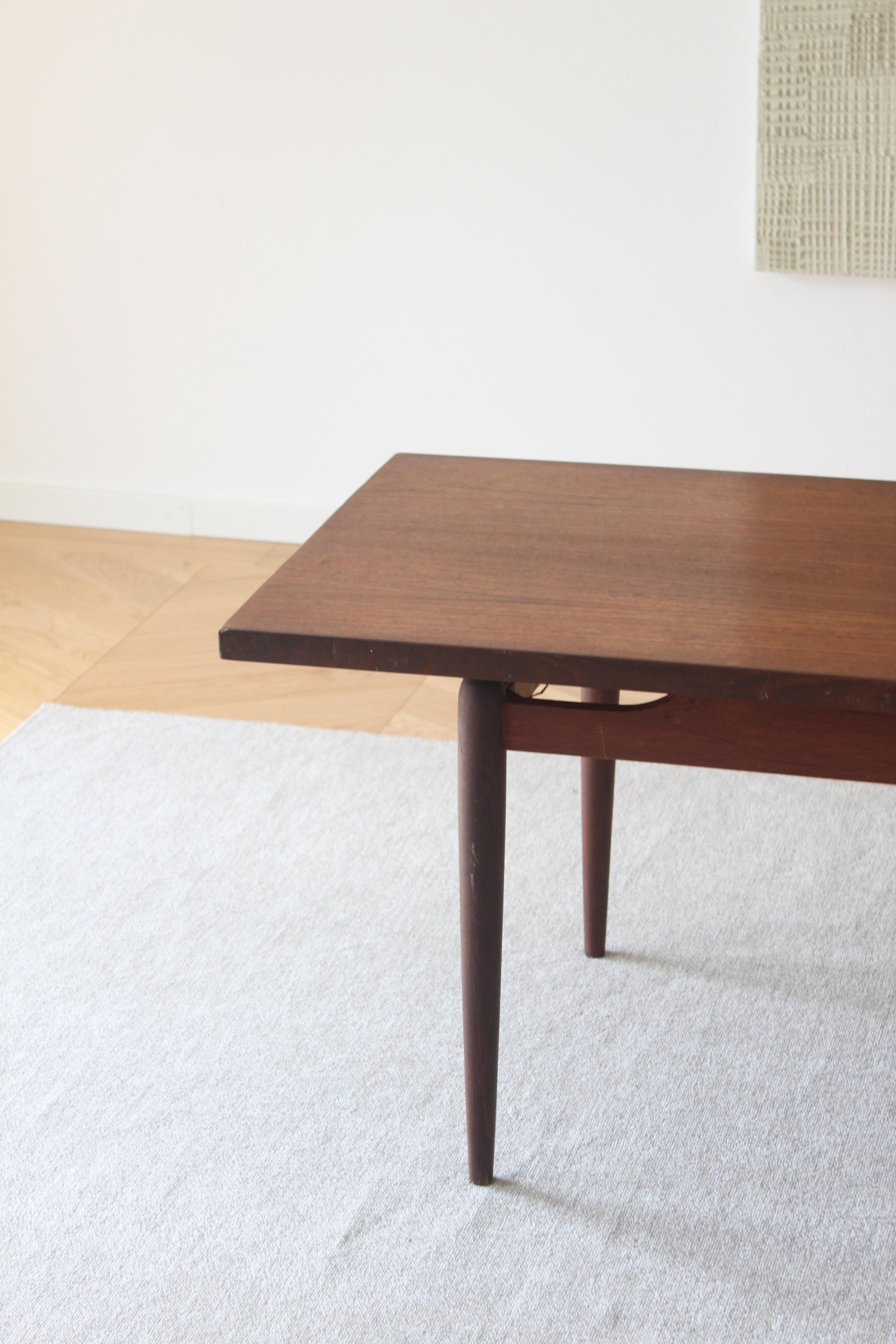 Danish Midcentury Modern Floating Coffee Table For Sale 8