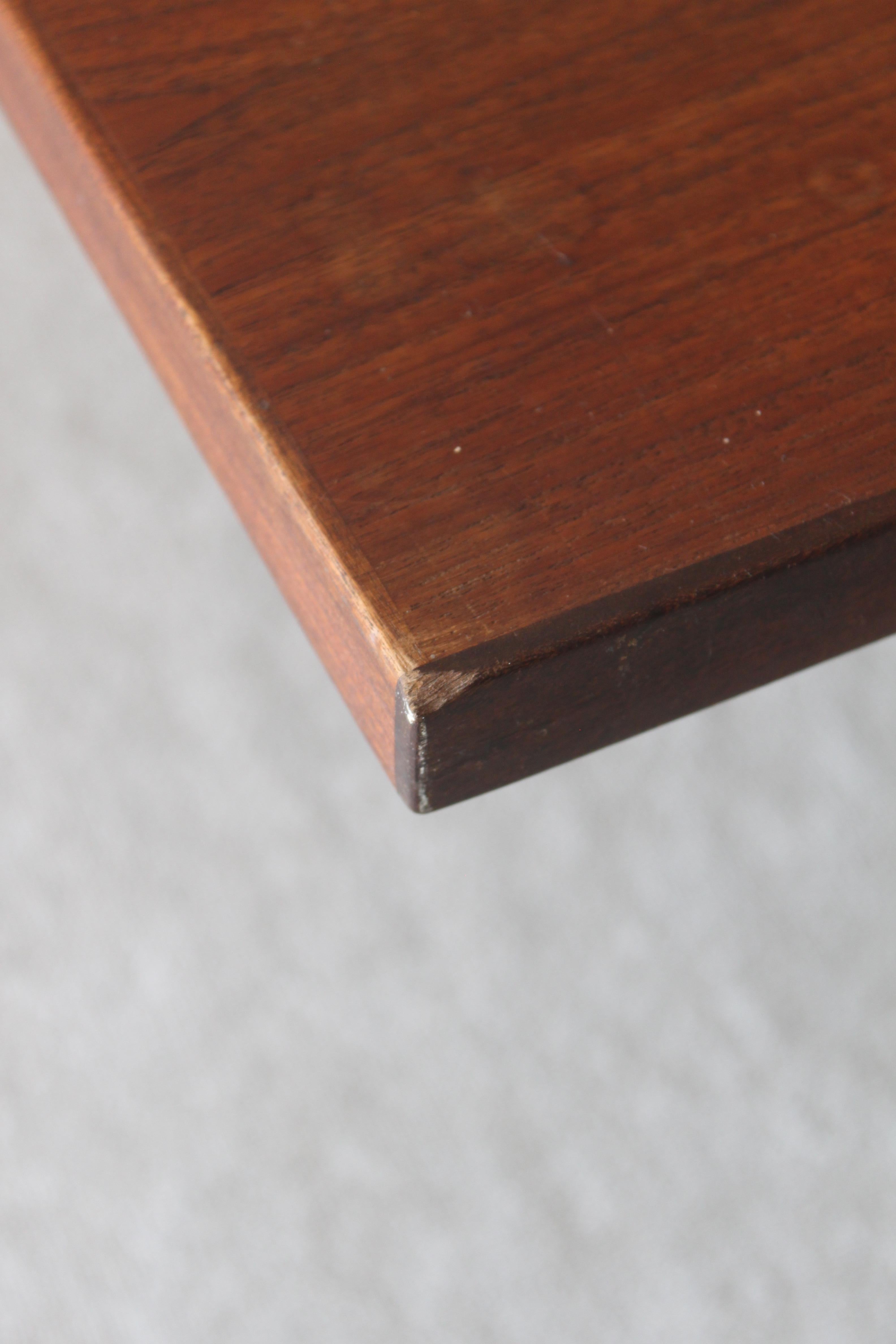 Danish Midcentury Modern Floating Coffee Table For Sale 9
