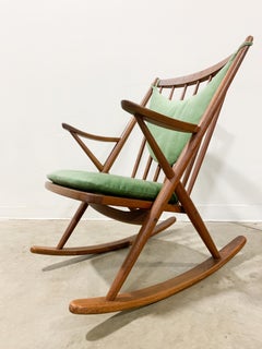 Danish Mid-Century Modern Rocking Chair by Bramin