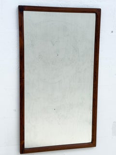 Danish Midcentury Modern Rosewood Wall Mirror, Aksel Kjersgaard, Denmark 1960s
