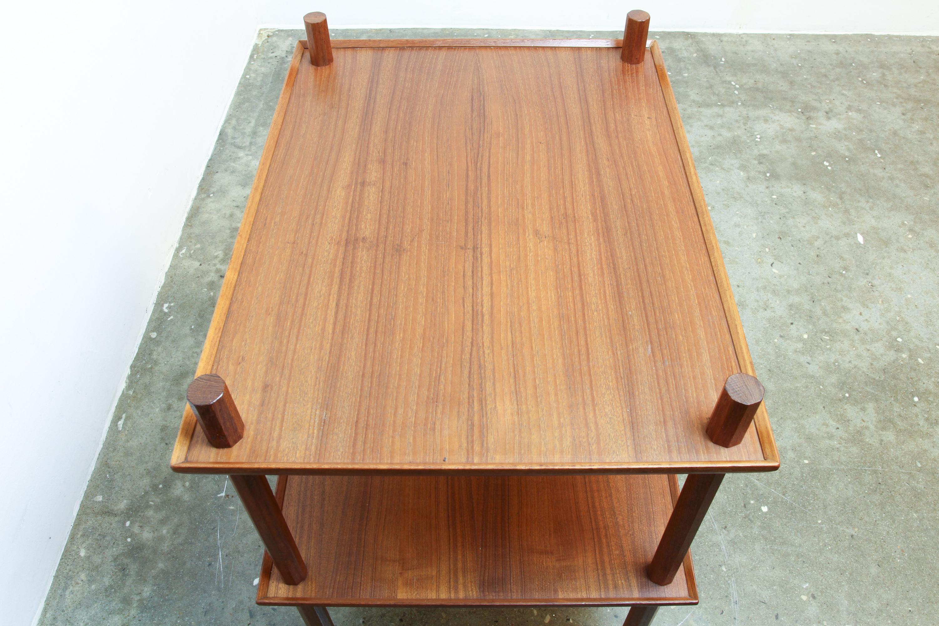 Danish Mid-Century Modern Teak Bar Cart, 1960s 1