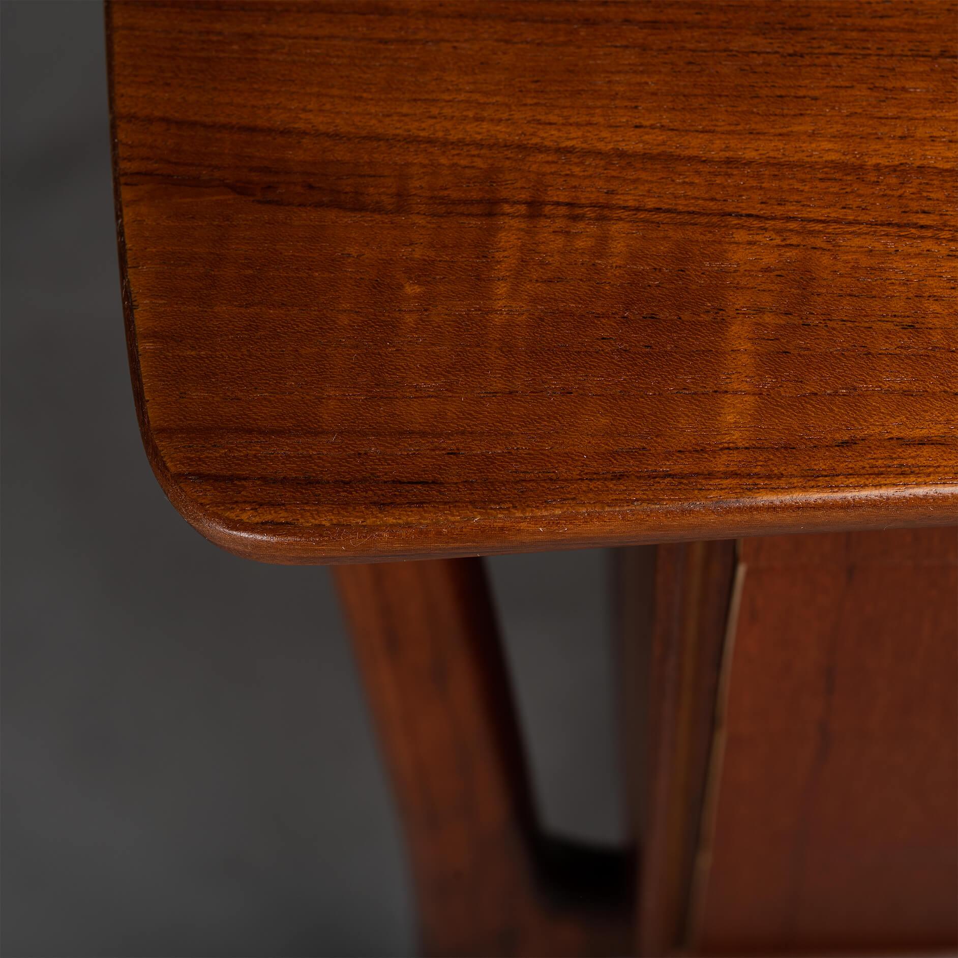 Mid-Century Modern Danish Midcentury Modern Teak Desk by Svend Age Madsen for HP Hansen, 1960s