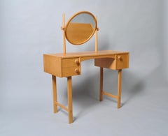 Danish Midcentury Oak Dressing Table