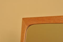 Danish Midcentury Oak Mirror