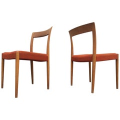 Danish Midcentury Oak Side Chairs by Søren Willadsen, 1960s