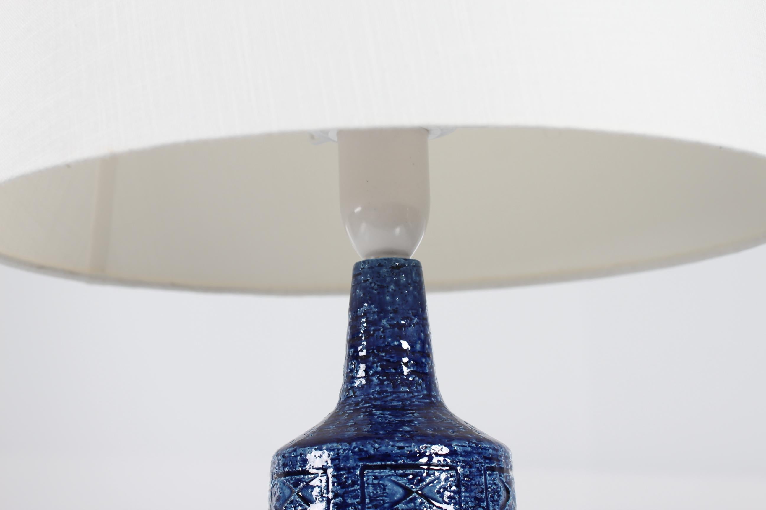 cobalt blue lampshade