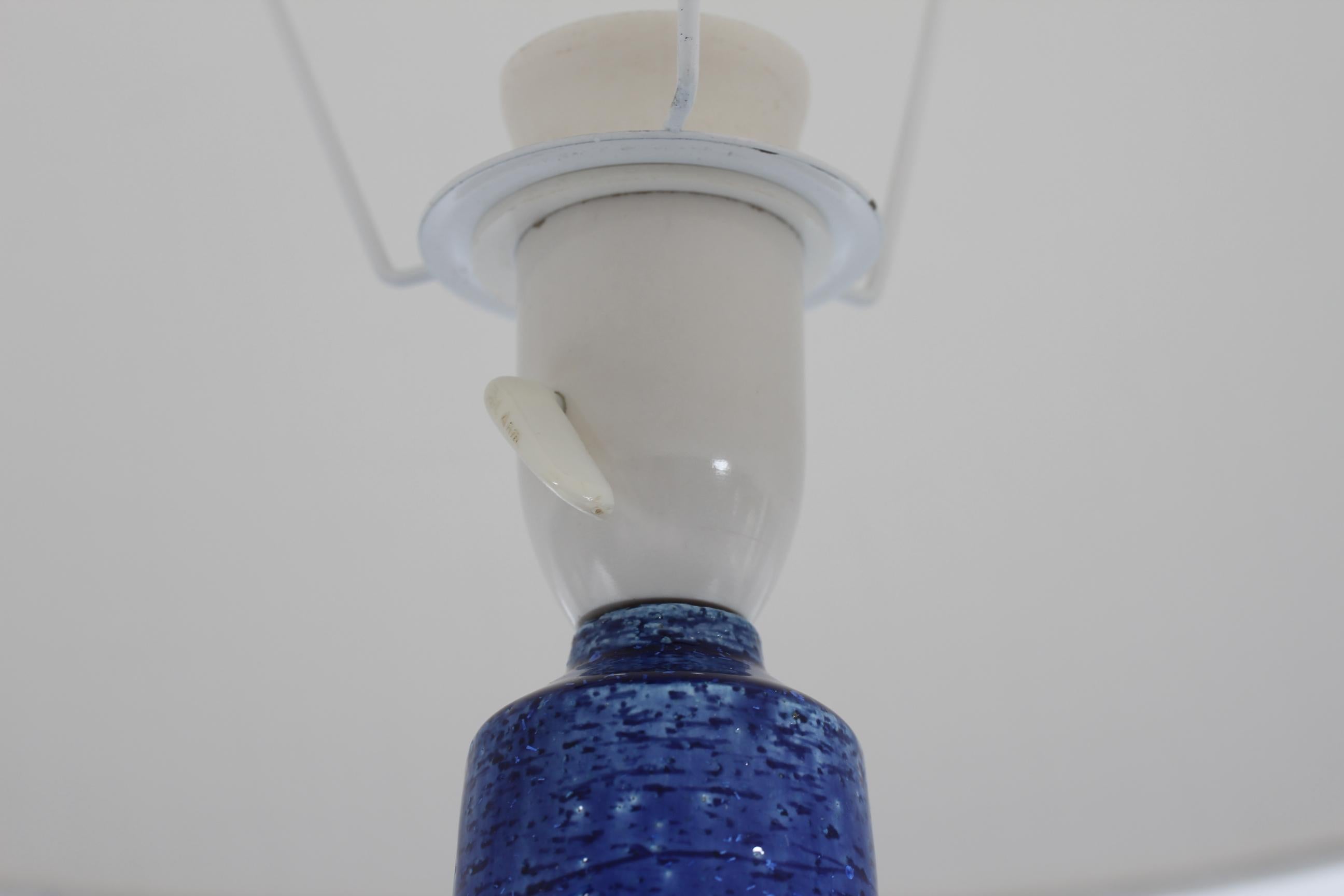 cobalt blue lamp shade