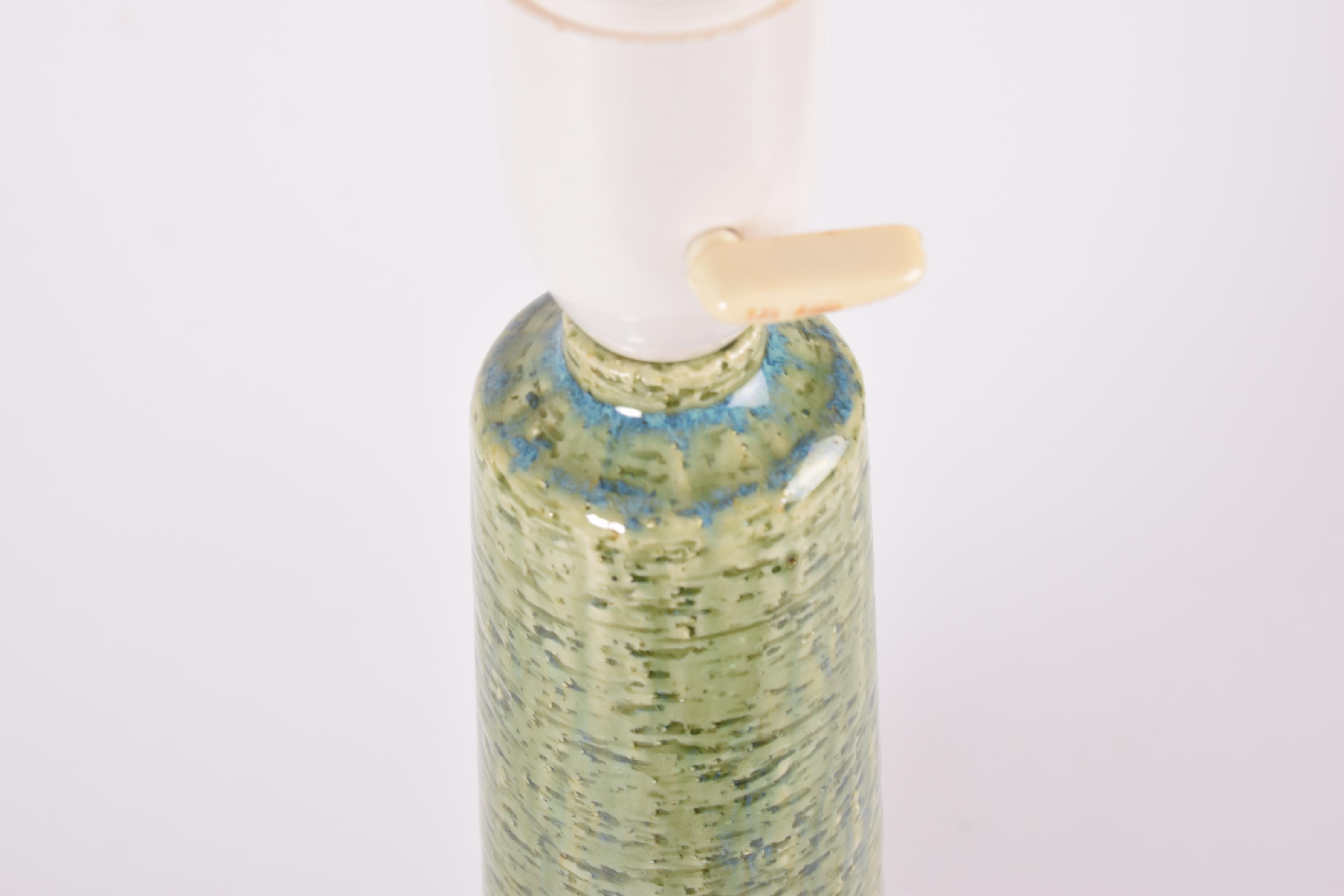 Lampada da tavolo danese del Midcentury Palshus Tall Greene & Greene Blue con paralume nuovo, anni '60 in vendita 1