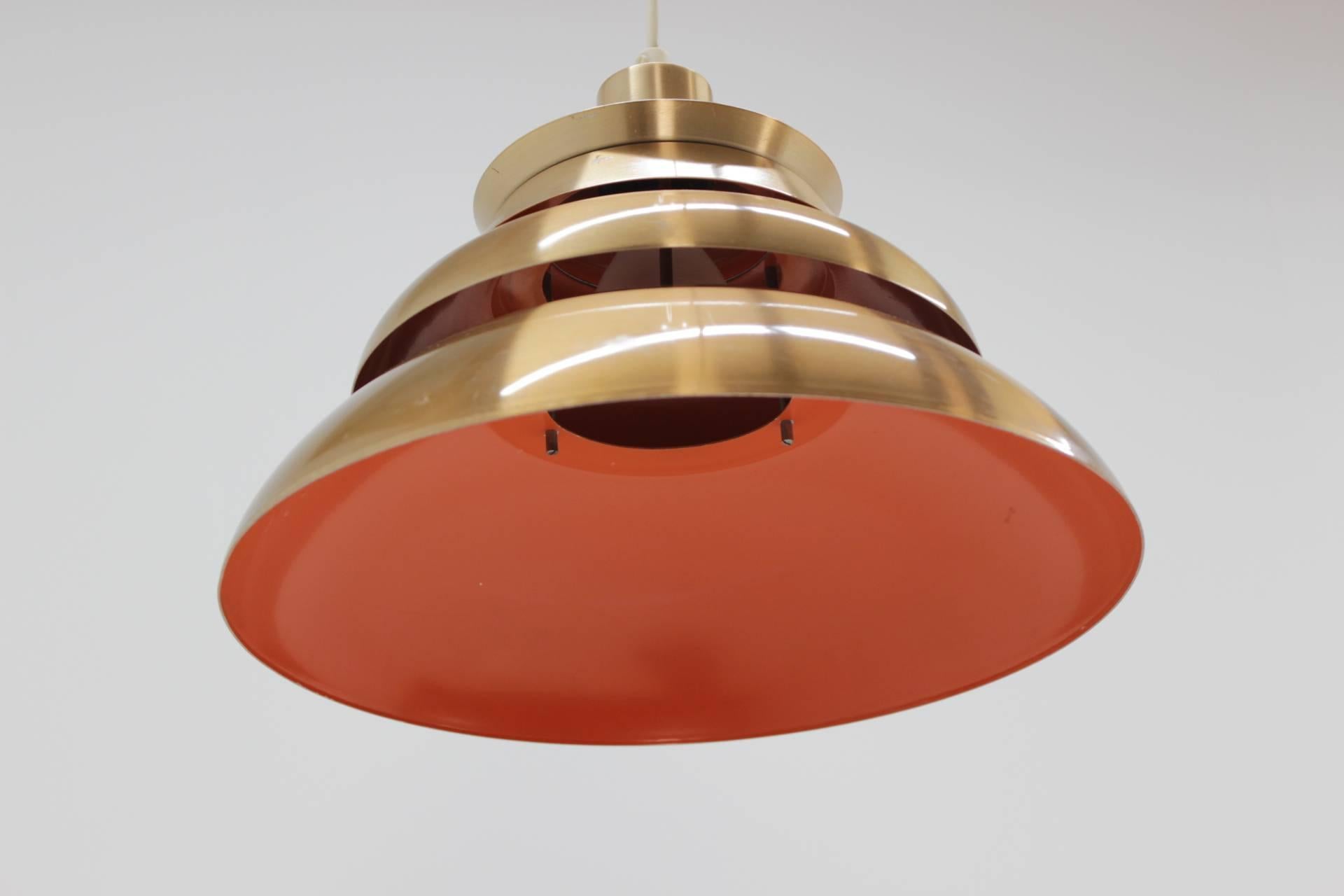 Danish midcentury pendant, 1970. Very nice style of lighting.