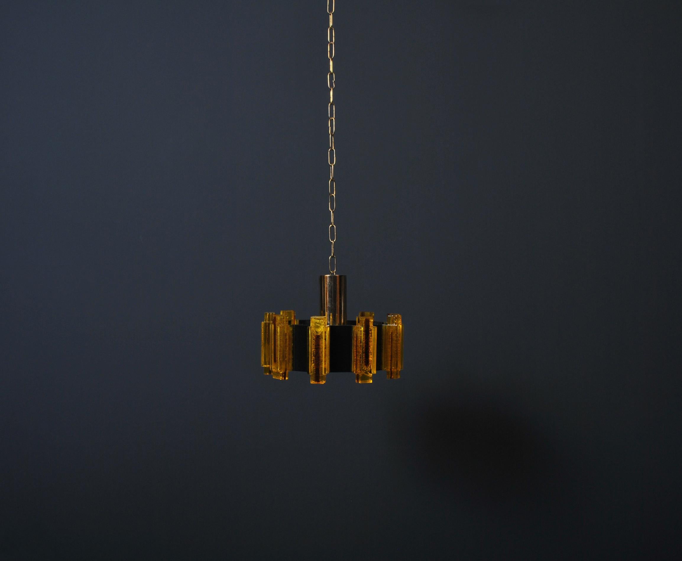 Scandinavian Danish Midcentury Pendant by Claus Bolby for Cebo