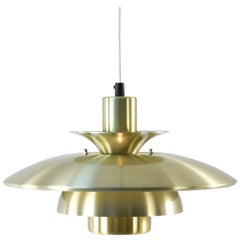 Danish Midcentury Pendant Lamp by Lyskjær Belysning, 1960s