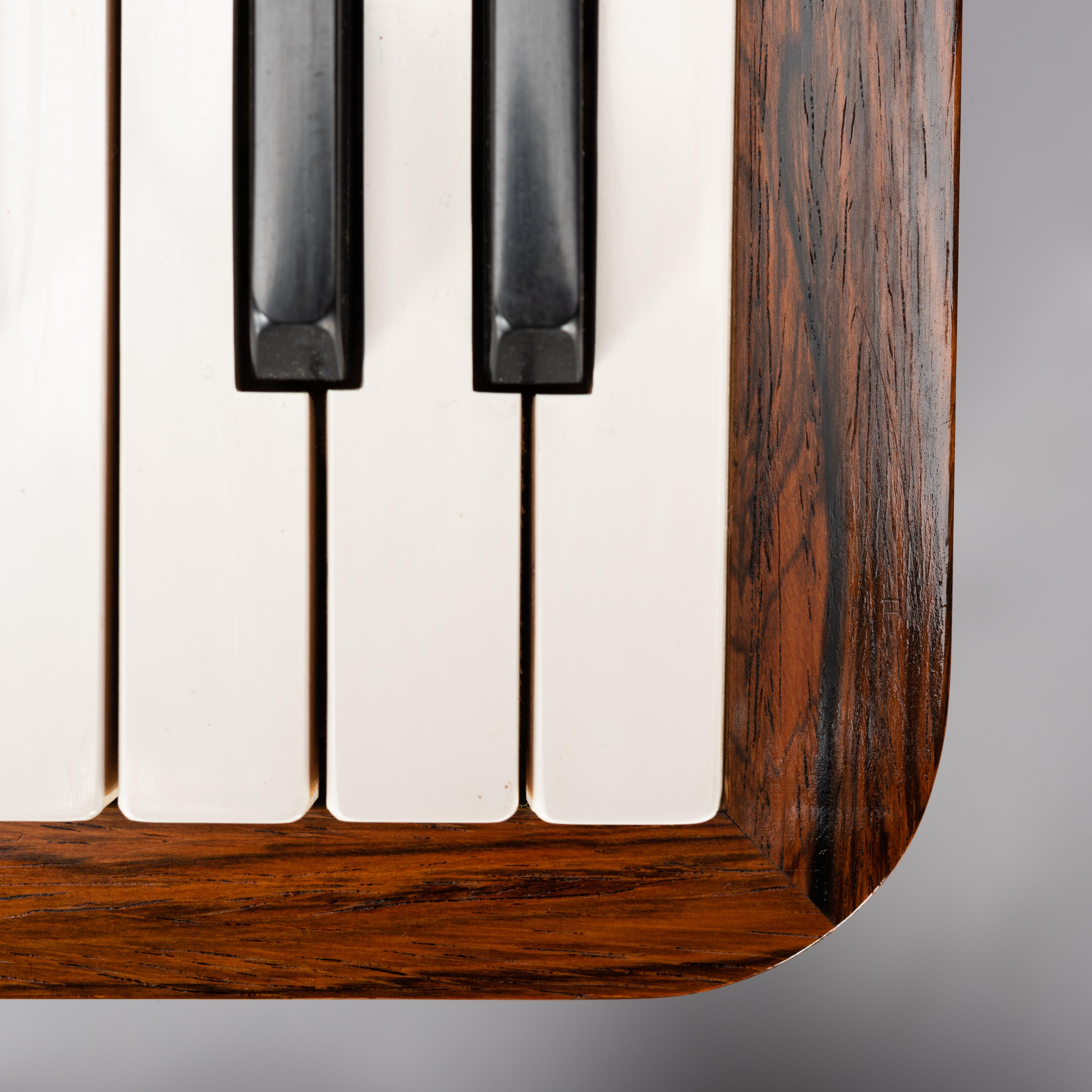 Danish Midcentury Pianette by Louis Zwicki in Expressive Rosewood, 1950s 4