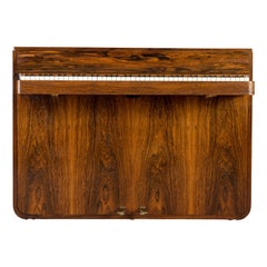 Danish Midcentury Pianette by Louis Zwicki in Expressive Rosewood, 1950s