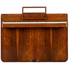 Danish Midcentury Pianette by Louis Zwicki in Expressive Rosewood, 1950s