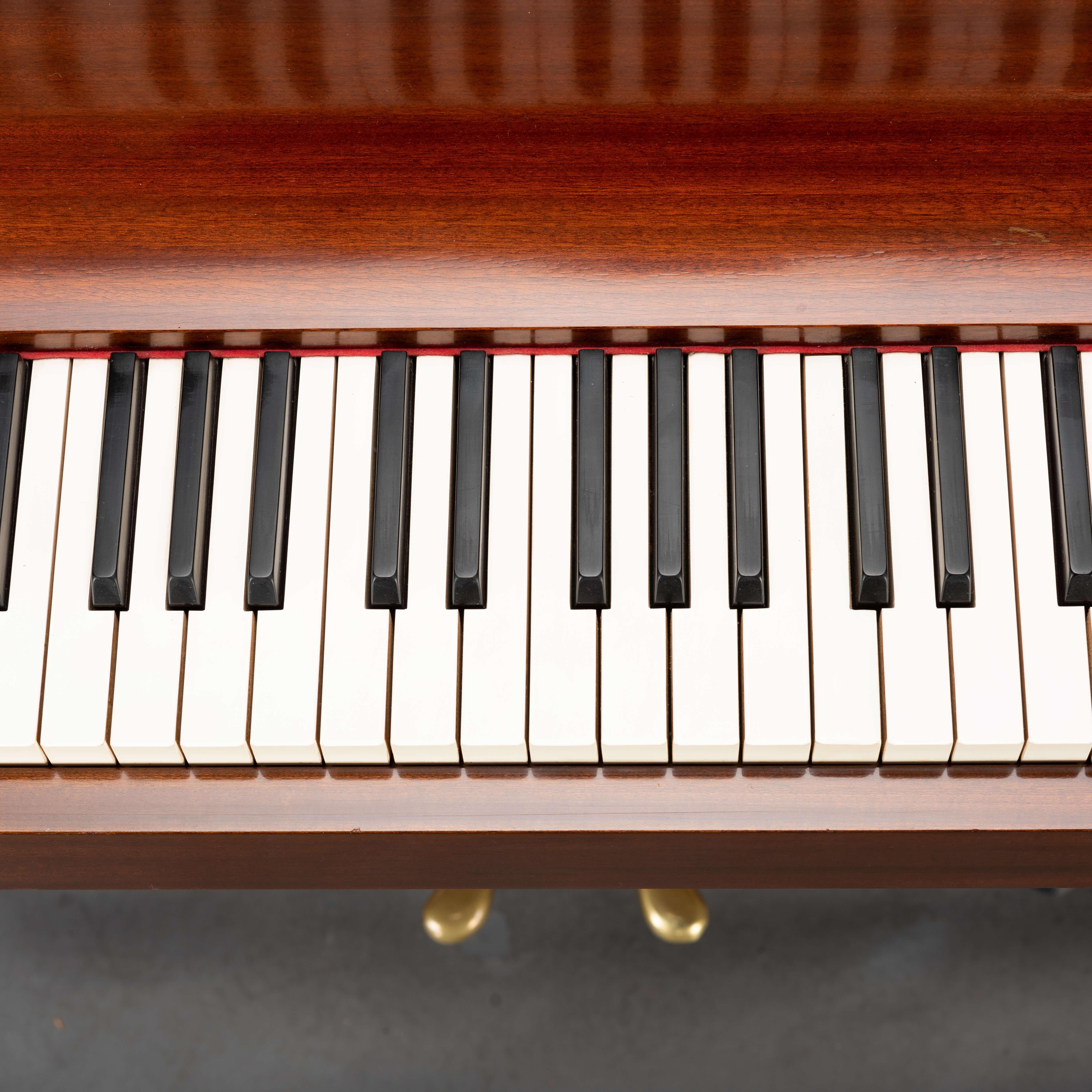 Danish Midcentury Pianette by Louis Zwicki in Mahogany, 1950s 6