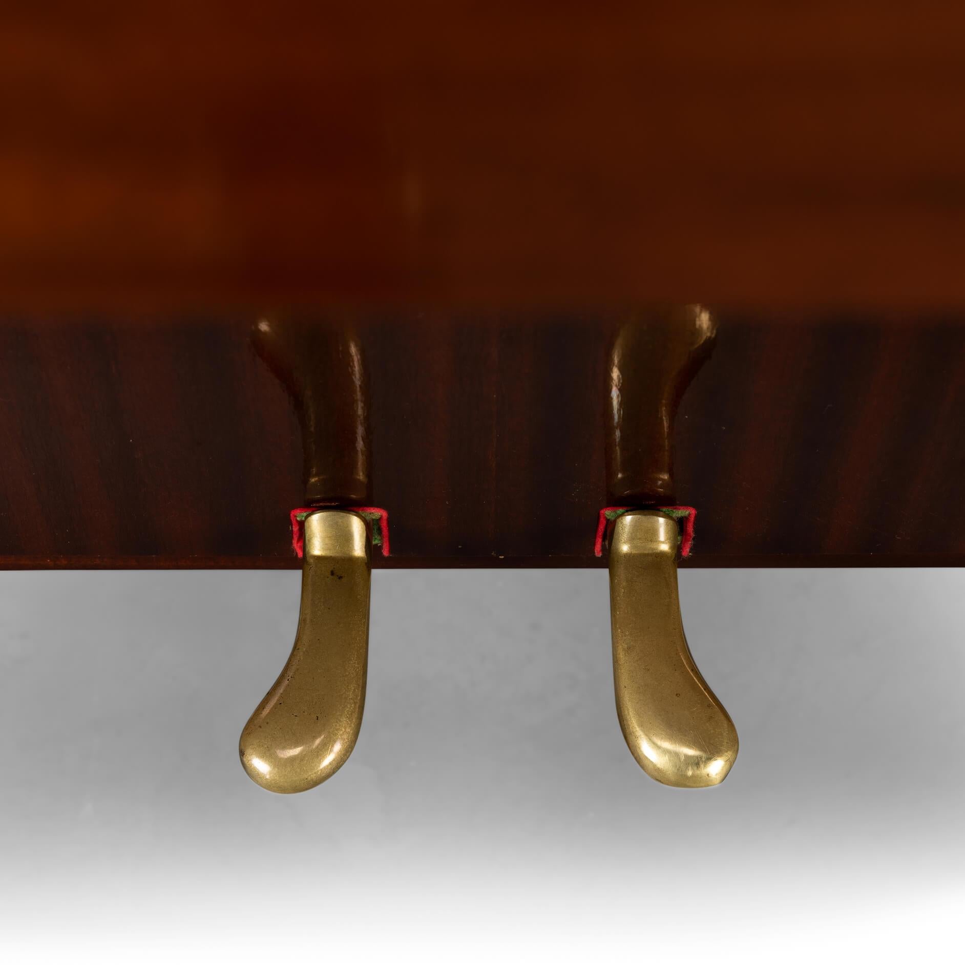 Danish Midcentury Pianette by Louis Zwicki in Mahogany, 1950s 8